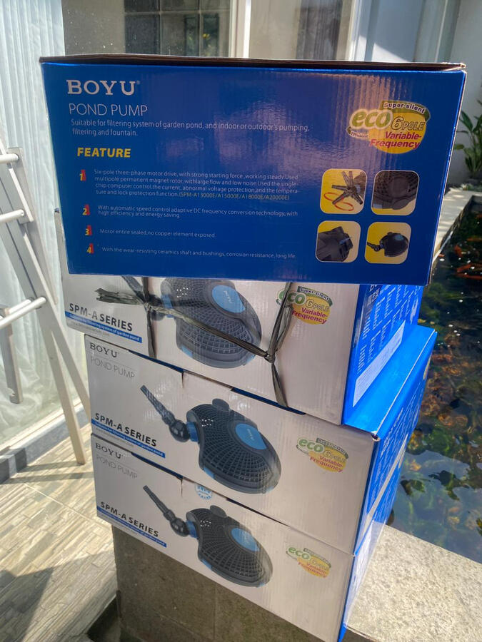 Fish Pond Pump Order by Mr Scott Lewis from North Carolina US for Villa at Taman Dayu Pandaan