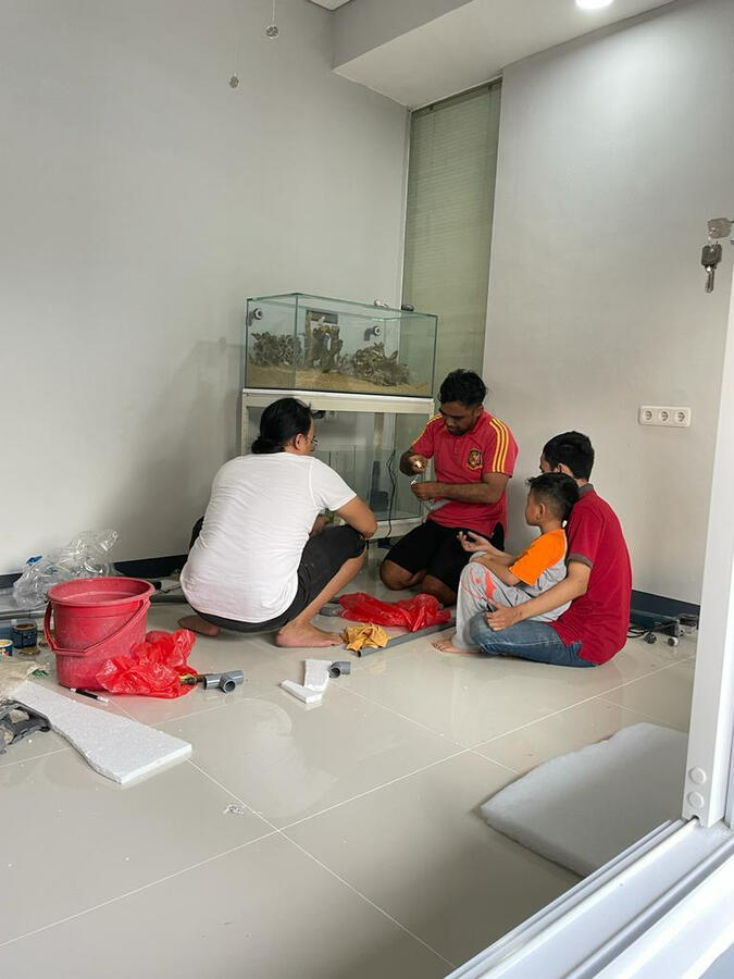 Saltwater Instalation Order by Mr Liem Taman Dayu Pandaan